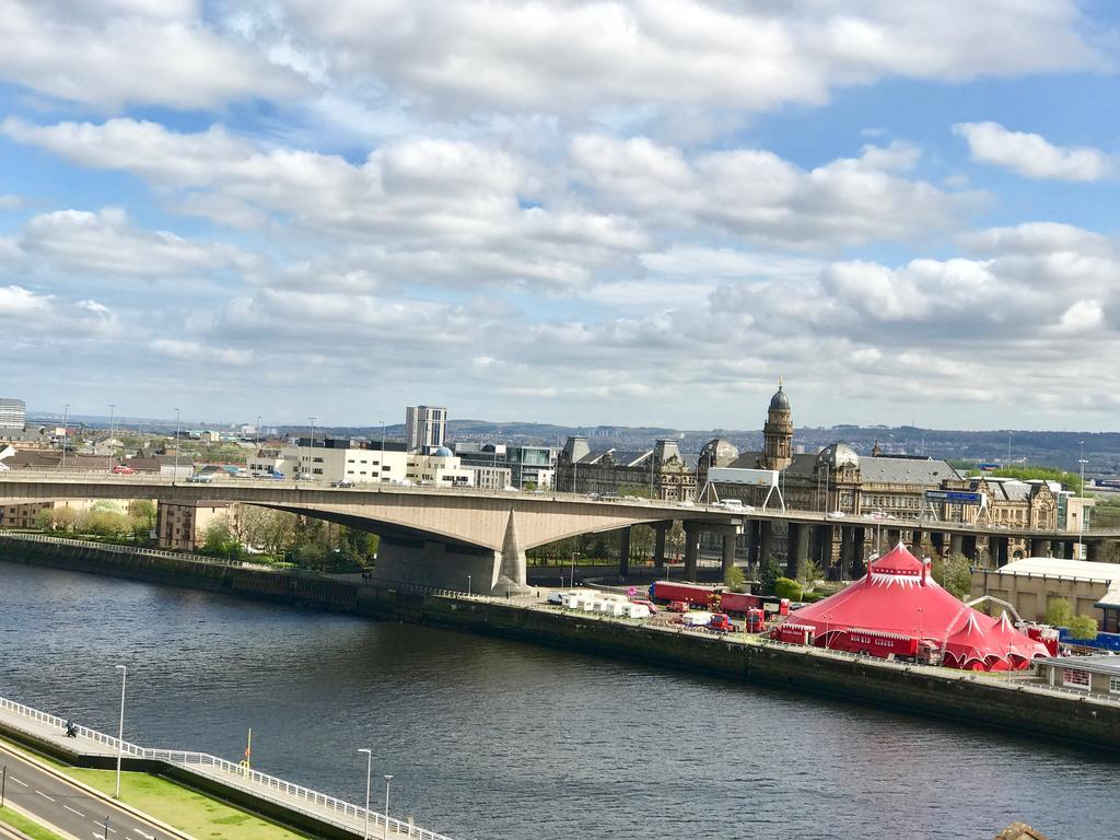 The Heights - River And City View Apartment Glasgow Luaran gambar